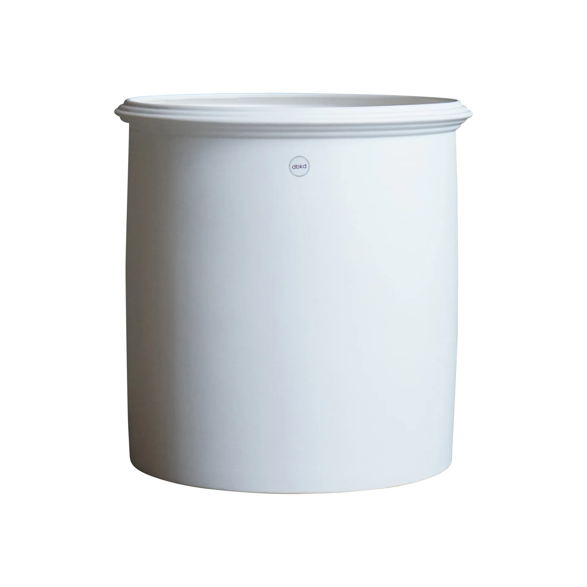 Doniczka Kruset biała matowa, XL Ø34 cm DBKD