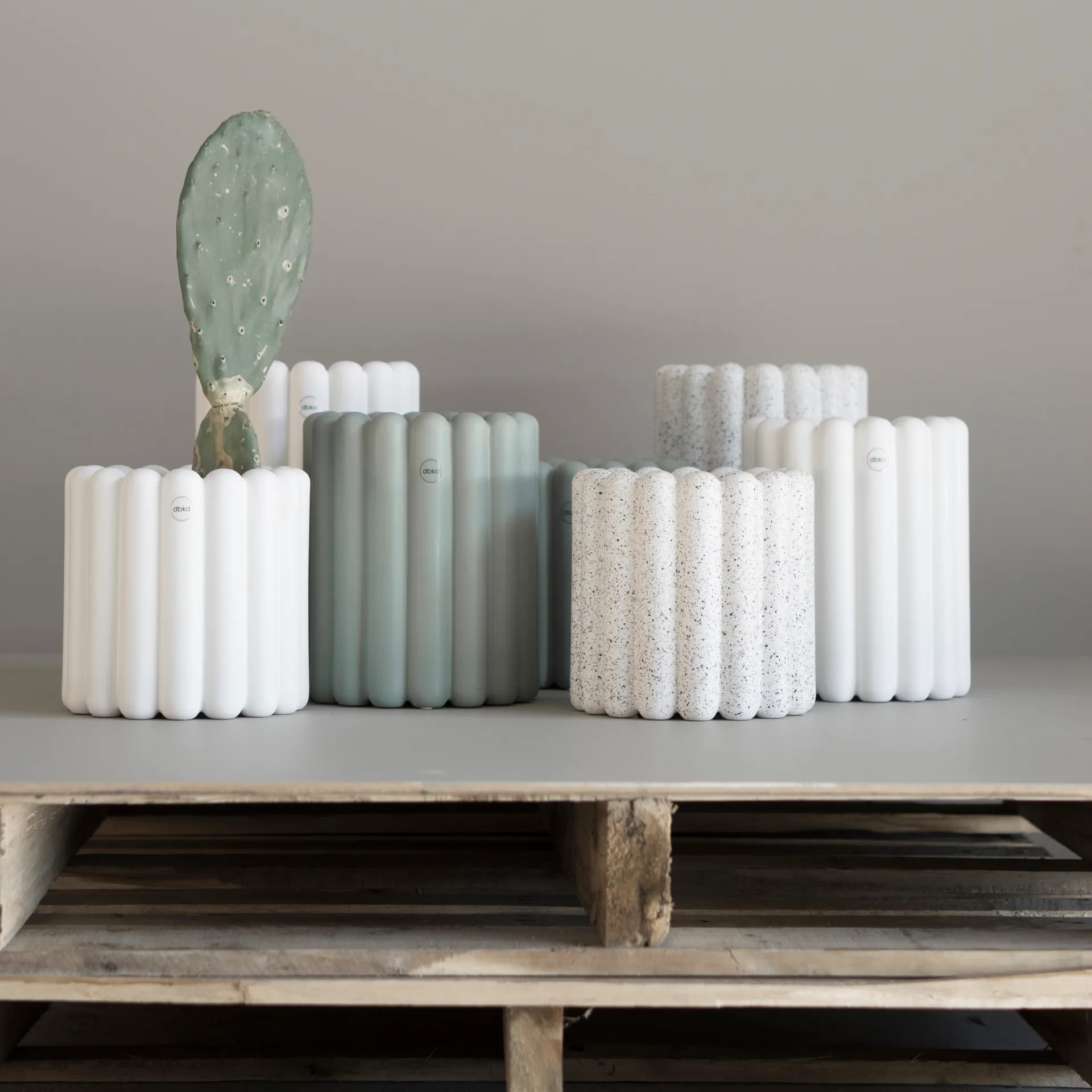 Doniczka Mist, duża Ø19x27 cm, Biały DBKD