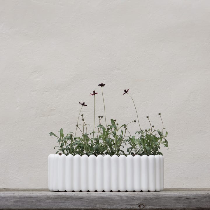 Doniczka Mist, owalna, White DBKD