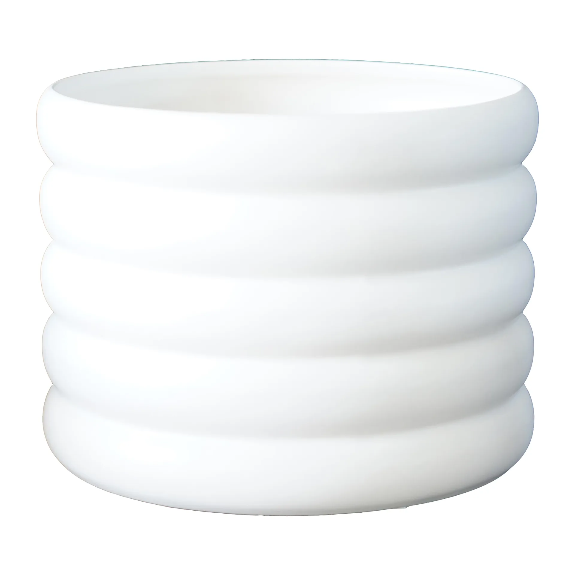 Doniczka Mud biała, Large, Ø 20 cm DBKD