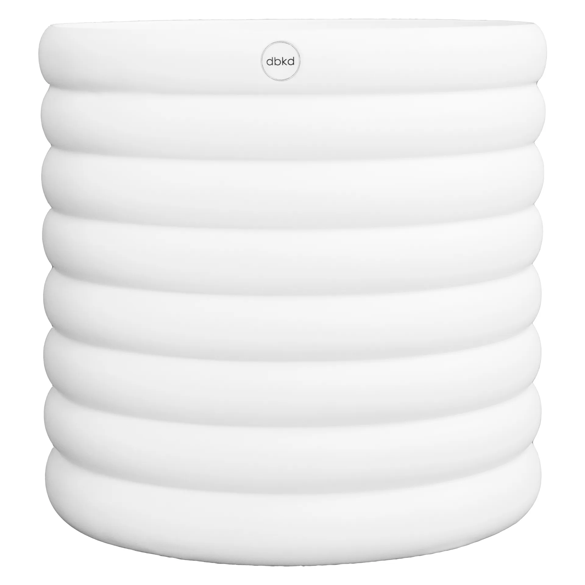 Doniczka Mud biała, XL, Ø 27 cm DBKD