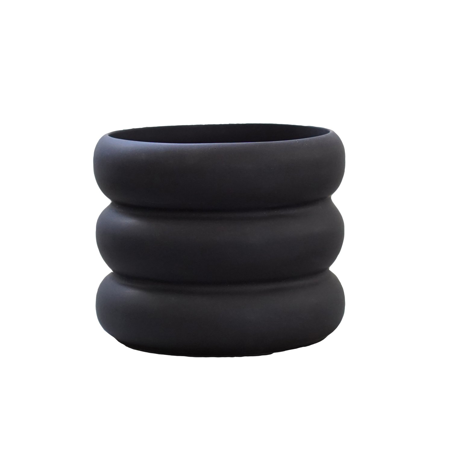 DBKD Doniczka Mud, czarna Small, Ø 10 cm | Skandynawski Design | Doniczki | Czarny