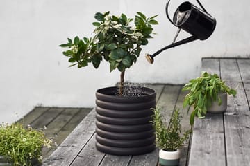 Doniczka Mud, czarna - XL, Ø 27 cm - DBKD