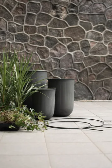 Doniczka Out Stripe 3 szt. - Black - DBKD