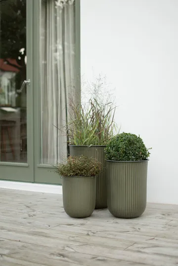 Doniczka Out Stripe 3 szt. - Green - DBKD