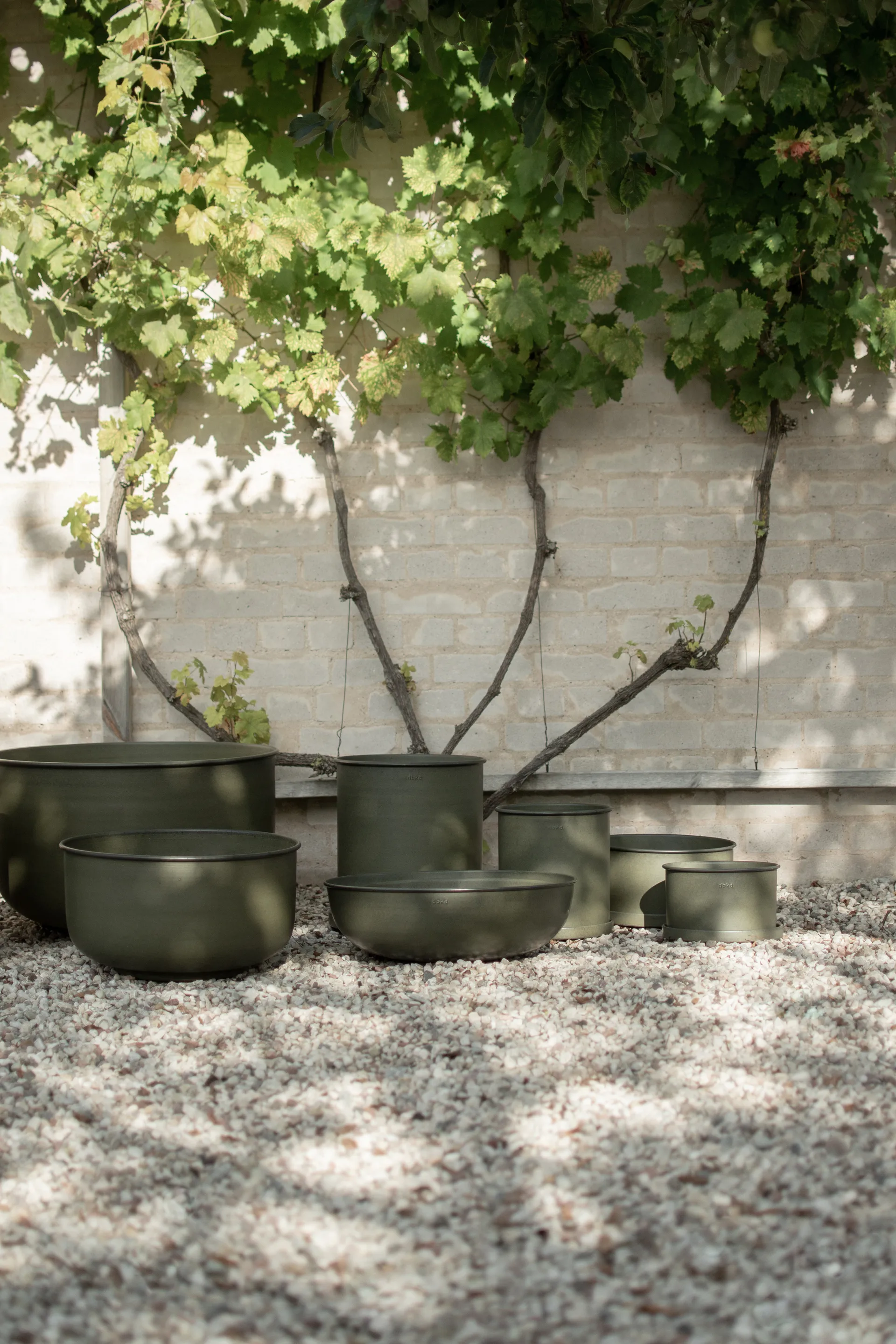 Doniczka Out wide 2 części, Green DBKD