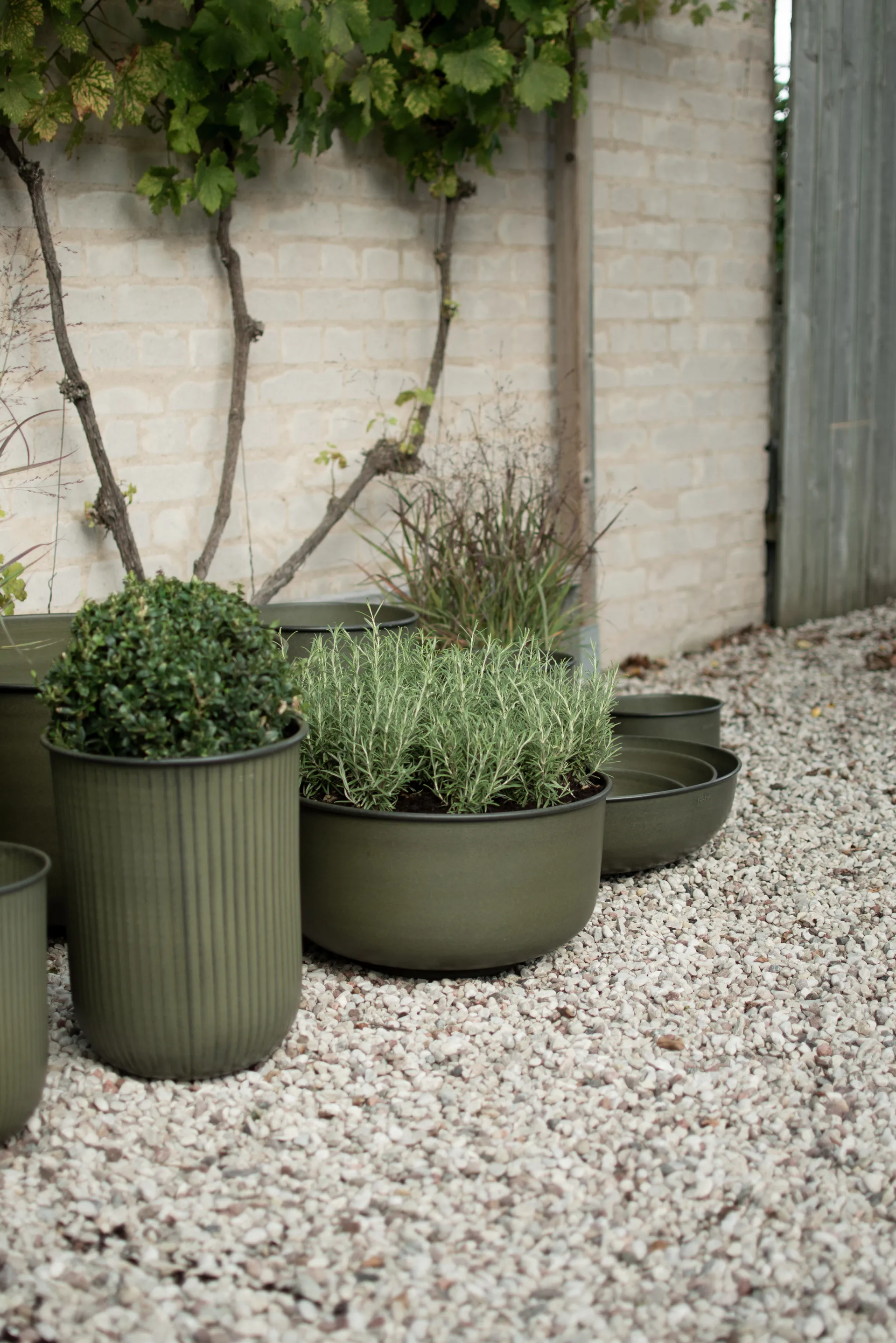 Doniczka Out wide 2 części, Green DBKD