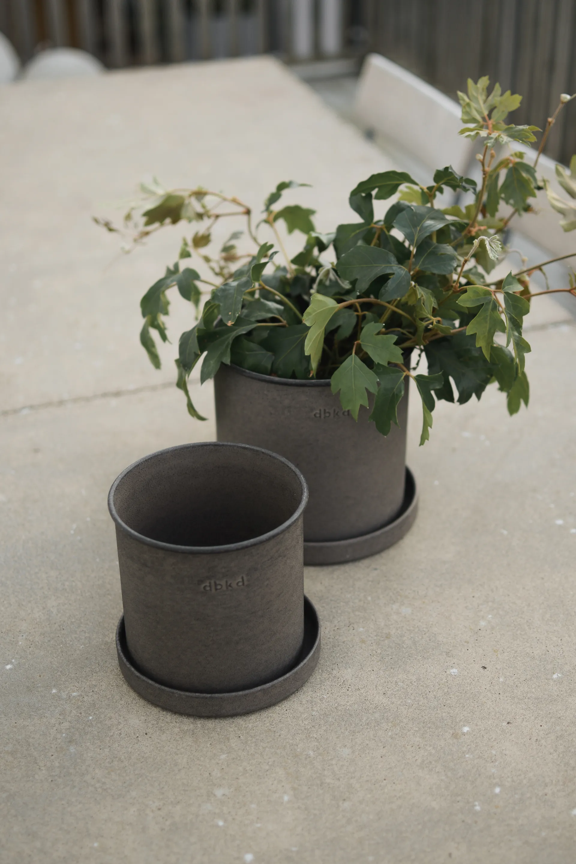 Doniczka Plant Pot Small 2 szt., Brown DBKD