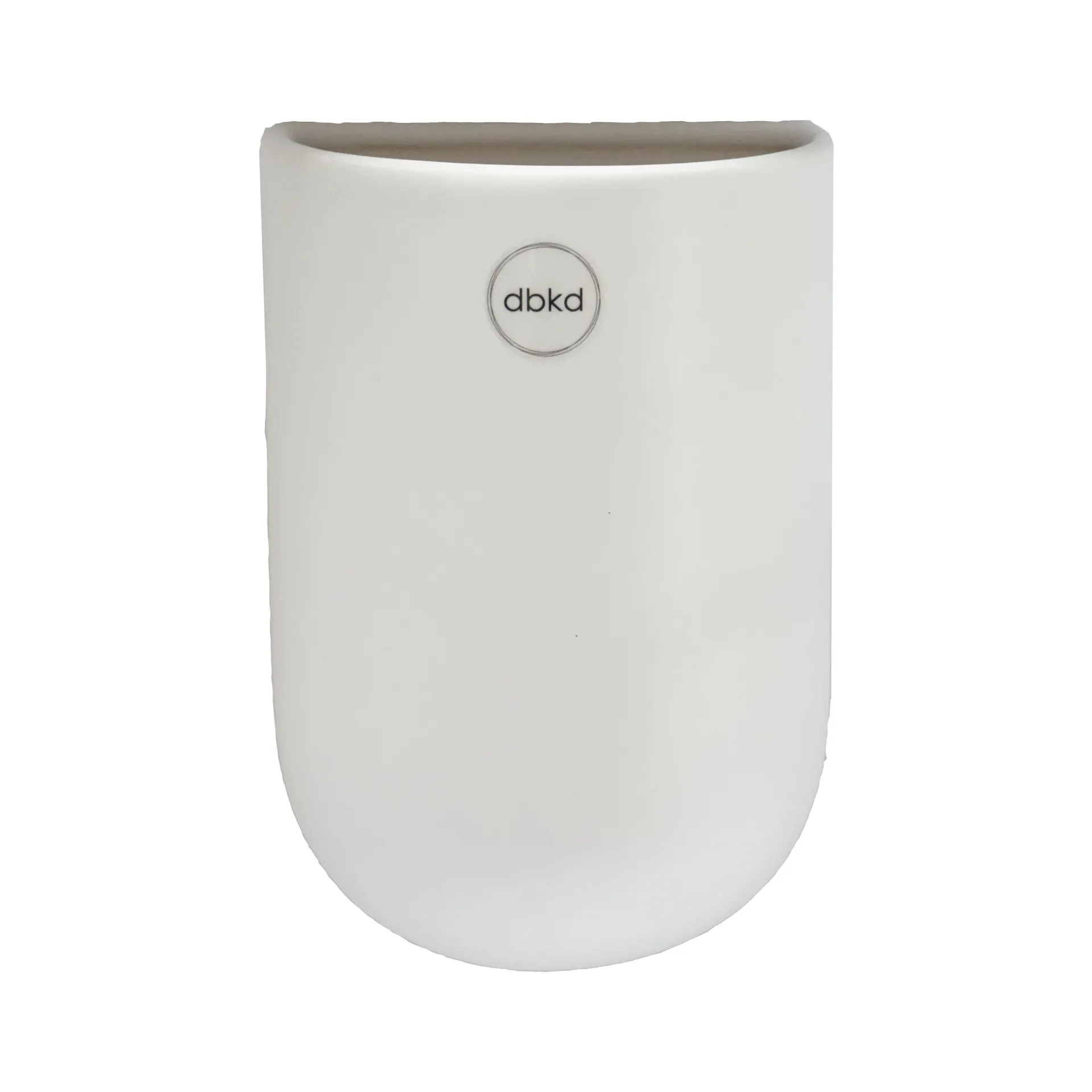 Doniczka ścienna Cut biała, Medium DBKD
