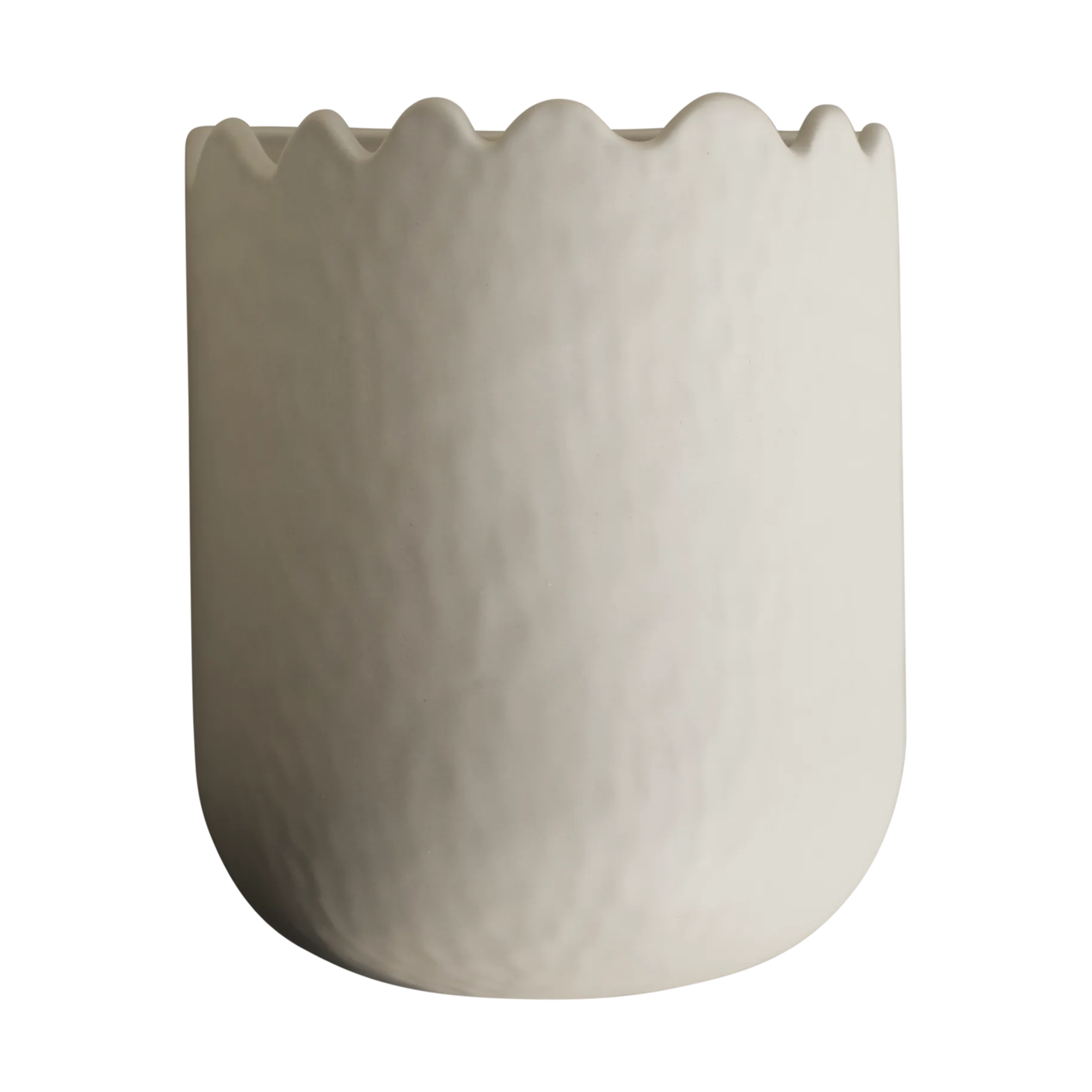 Doniczka ścienna Flowery 19 cm, Creme DBKD