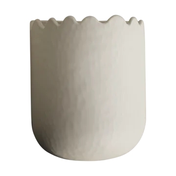 Doniczka ścienna Flowery 19 cm - Creme - DBKD