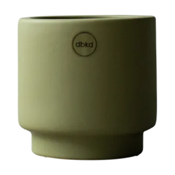 Doniczka Solid Green - Mała, Ø10 cm - DBKD