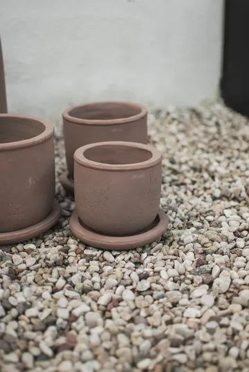 Doniczka Terra - Brown, Ø14x14 cm - DBKD