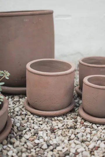 Doniczka Terra - Brown, Ø18x18 cm - DBKD