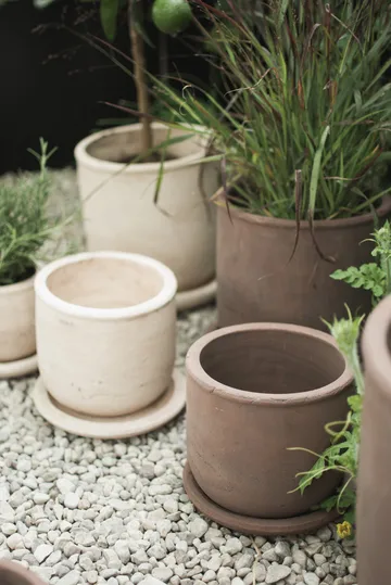 Doniczka Terra - Brown, Ø18x18 cm - DBKD