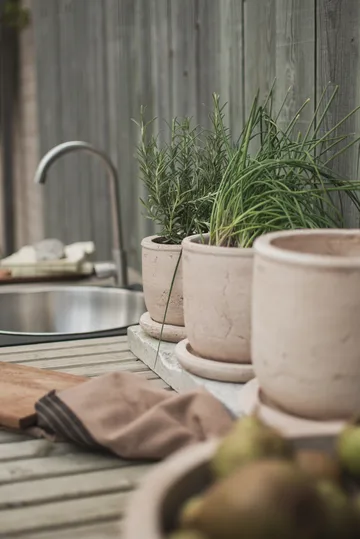 Doniczka Terra - Sand, Ø14x14 cm - DBKD