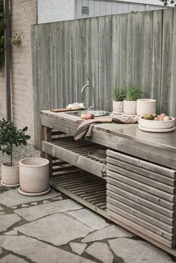 Doniczka Terra - Sand, Ø16x16 cm - DBKD