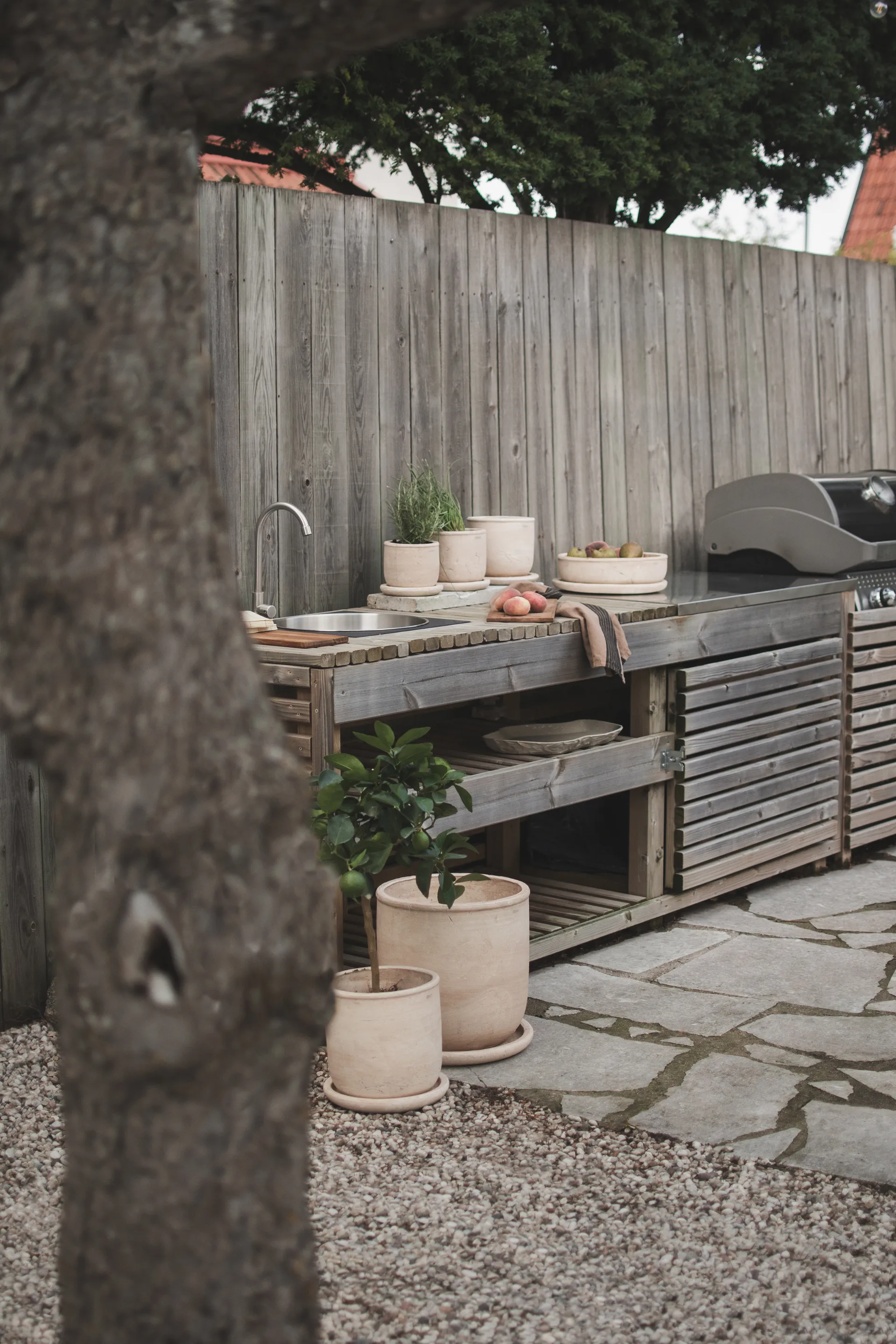 Doniczka Terra, Sand, Ø16x16 cm DBKD