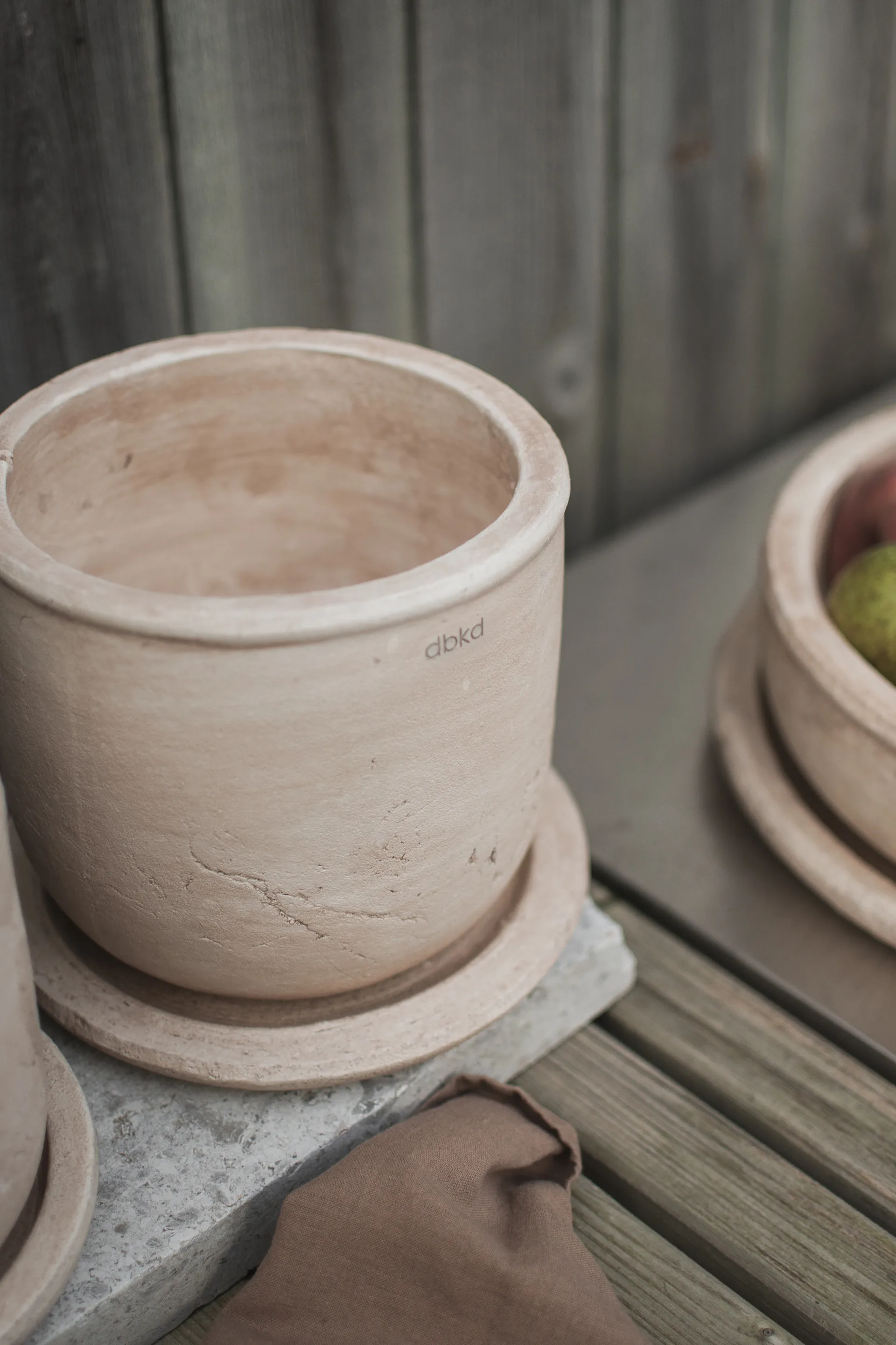 Doniczka Terra, Sand, Ø18x18 cm DBKD