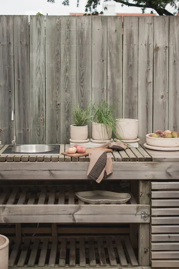 Doniczka Terra - Sand, Ø18x18 cm - DBKD