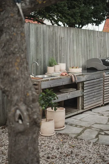 Doniczka Terra - Sand, Ø23x26 cm - DBKD