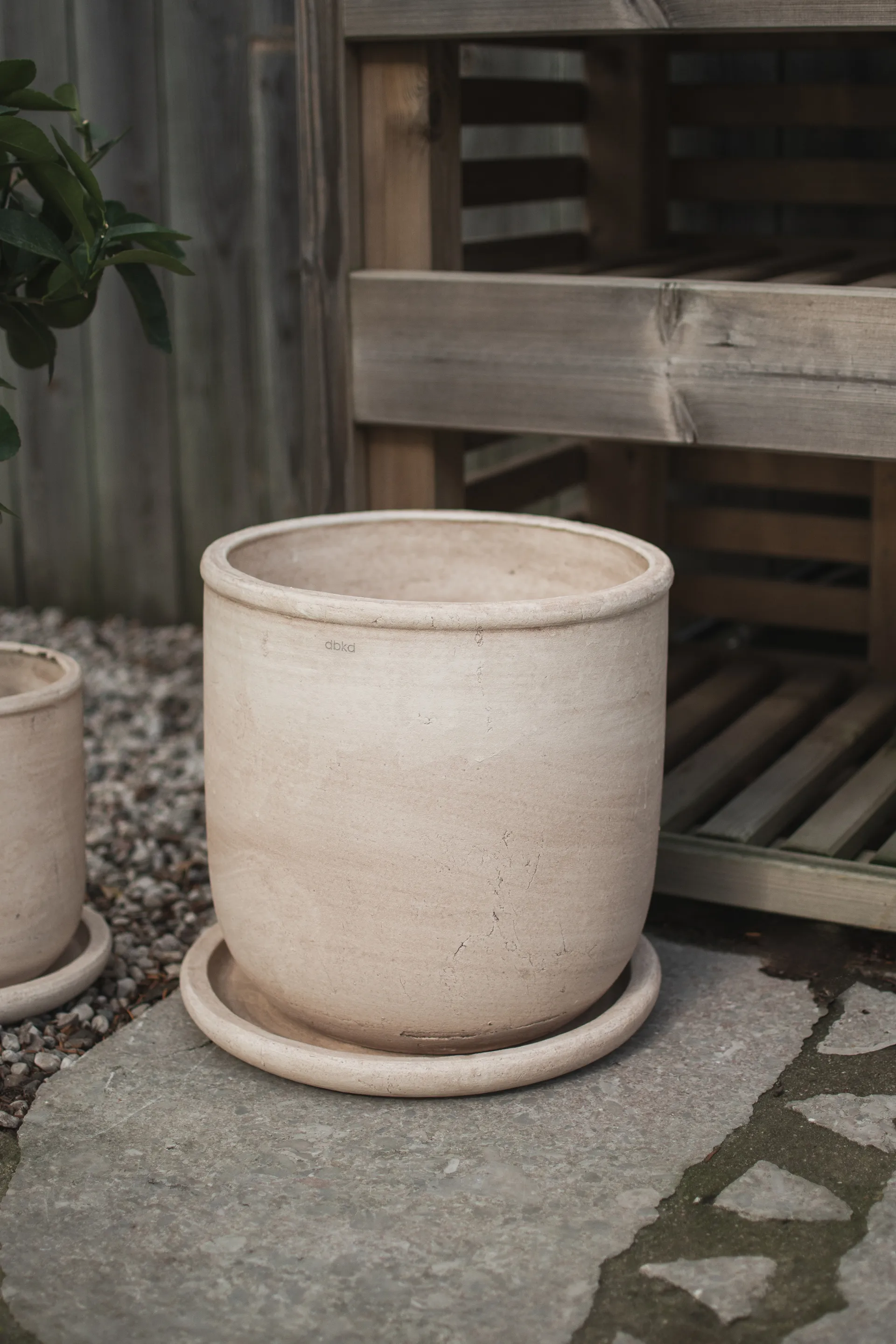 Doniczka Terra, Sand, Ø33x36 cm DBKD