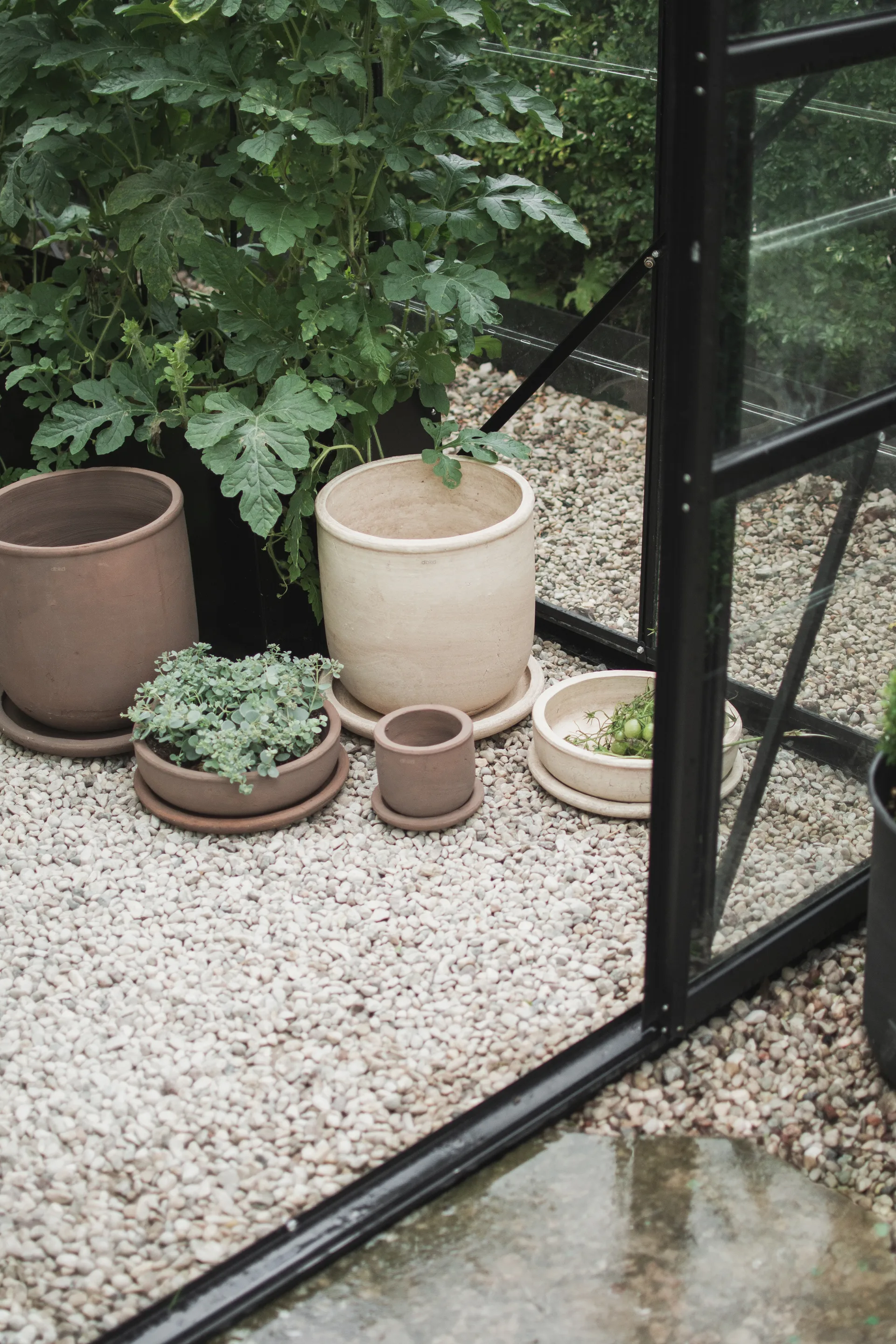 Doniczka Terra, Sand, Ø33x36 cm DBKD