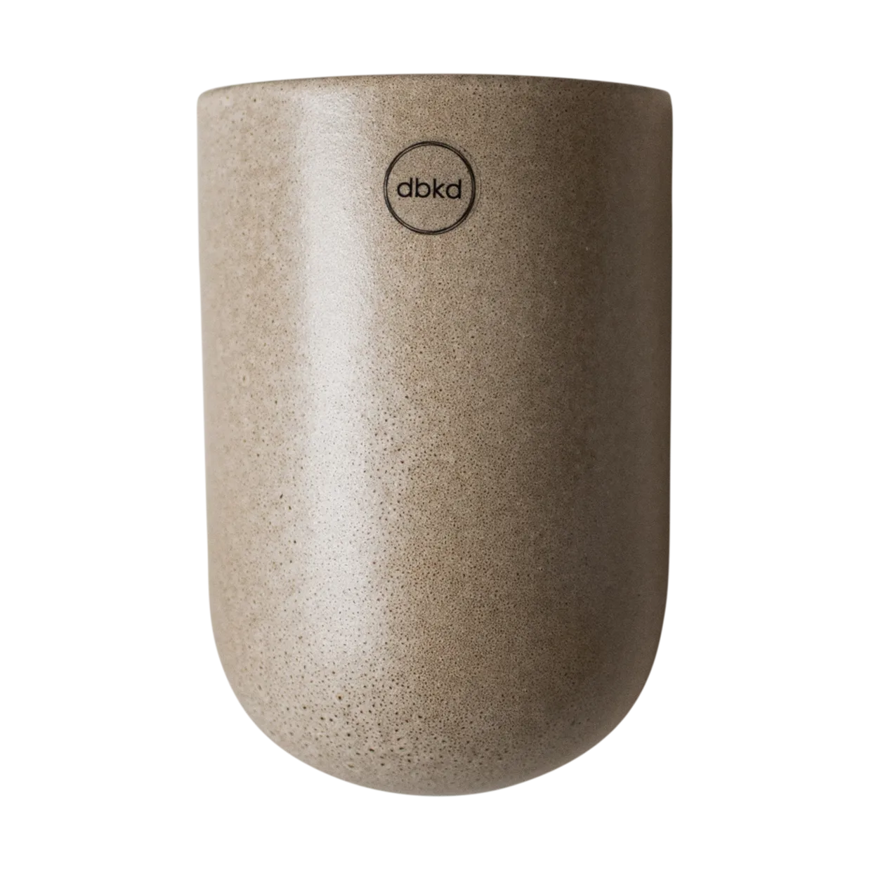 Doniczka wisząca Cut, beżowa, Medium 15 cm DBKD