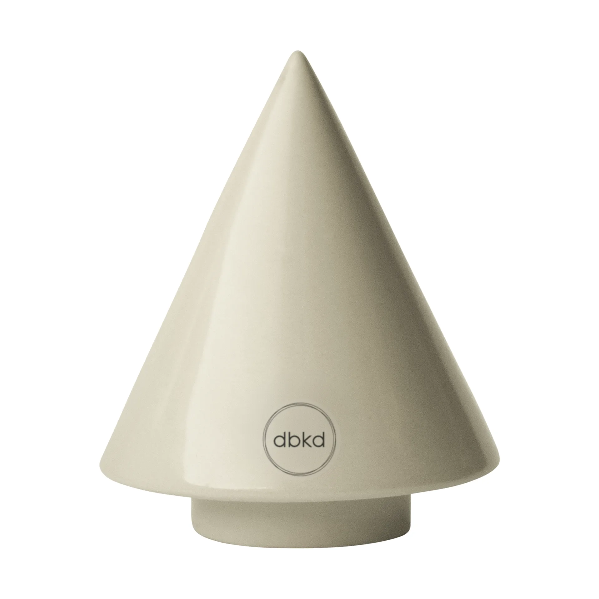 Drzewko element dekoracyjny Peak, Shiny creme, Ø9 cm DBKD