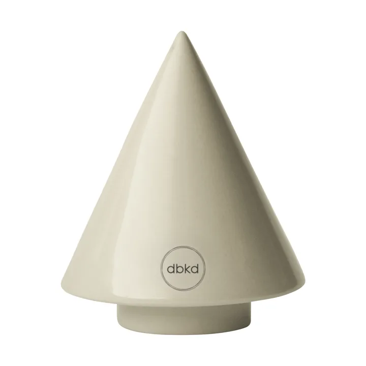 Drzewko element dekoracyjny Peak - Shiny creme, Ø9 cm - DBKD