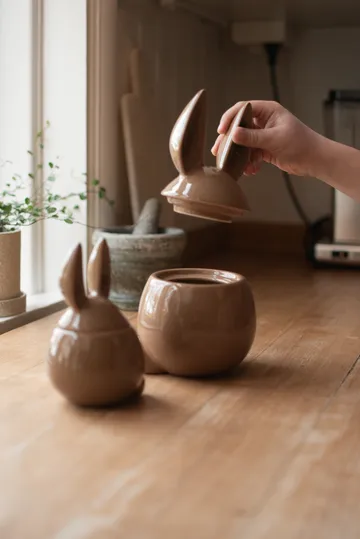 Duża miska DBKD Eating Rabbit - Shiny nougat - DBKD