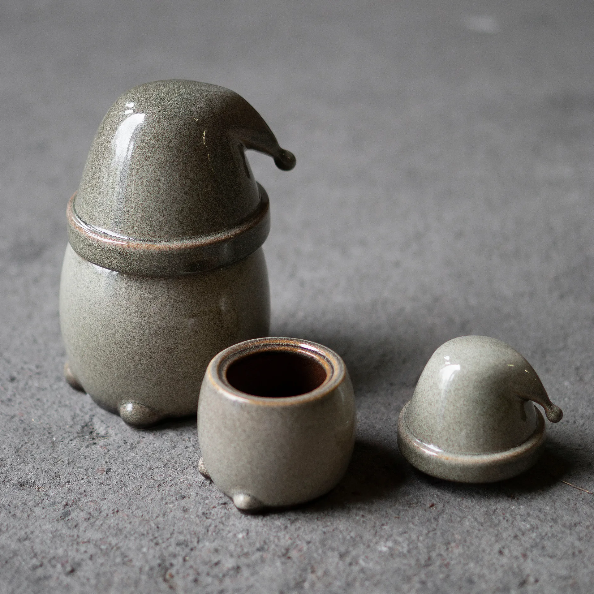 Eating Santa miska z pokrywką Duży, Multi DBKD