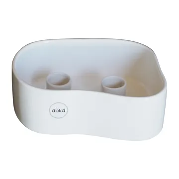 Fill me up świecznik 15 cm - Shiny white - DBKD