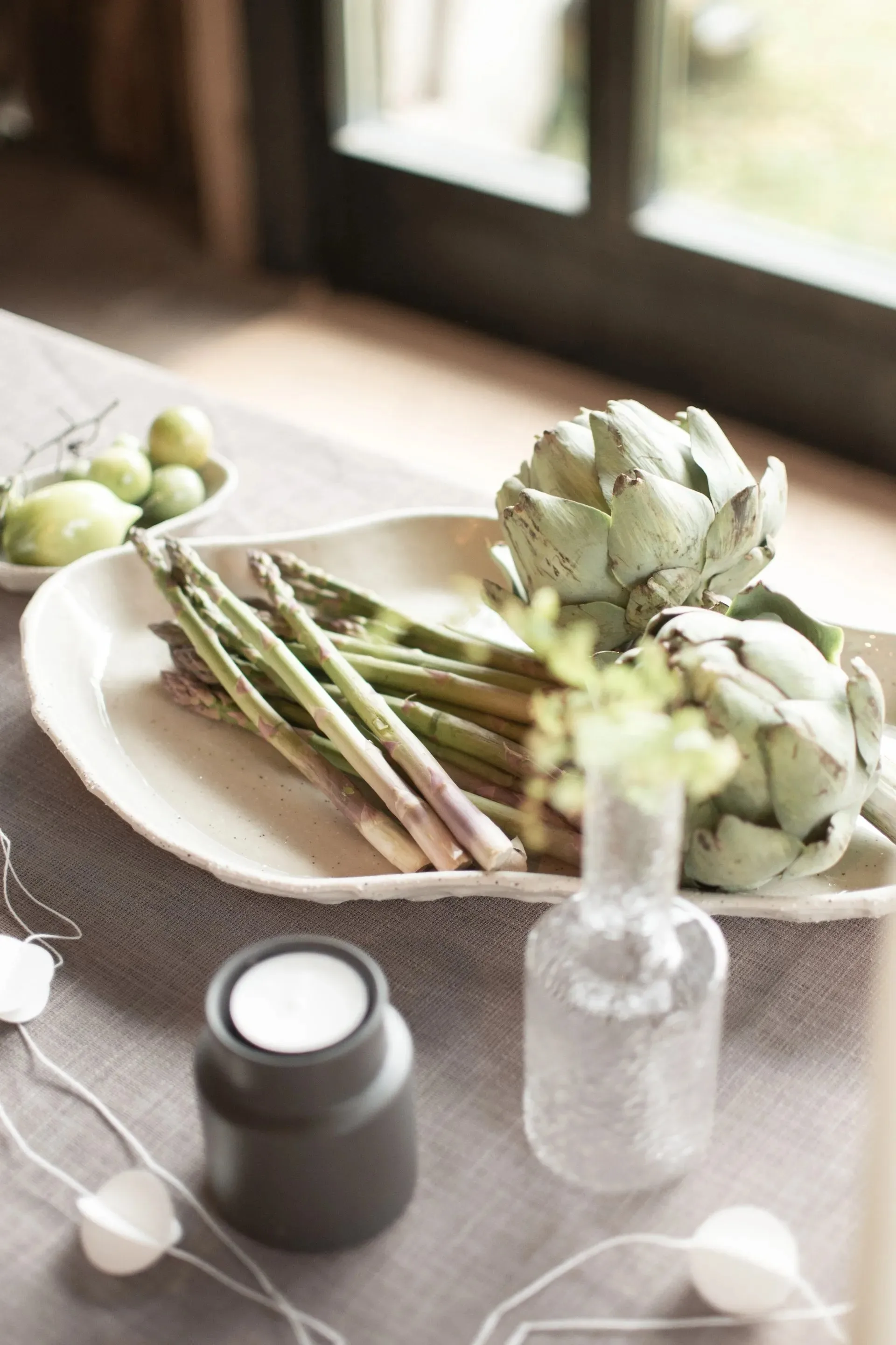 Flow talerz large 25x40 cm, Piaskowy DBKD