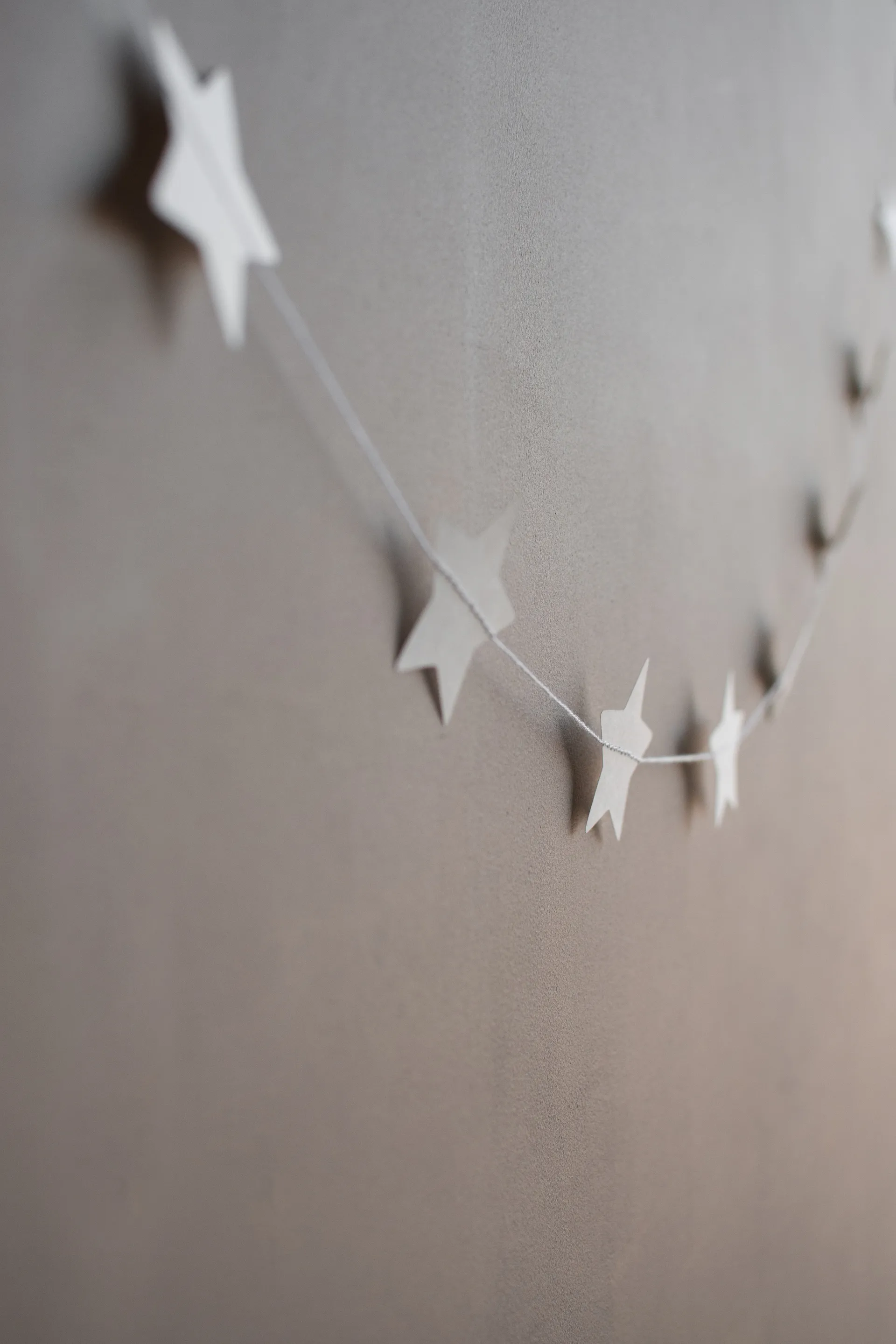 Girlanda Garland Gwiazda, White DBKD