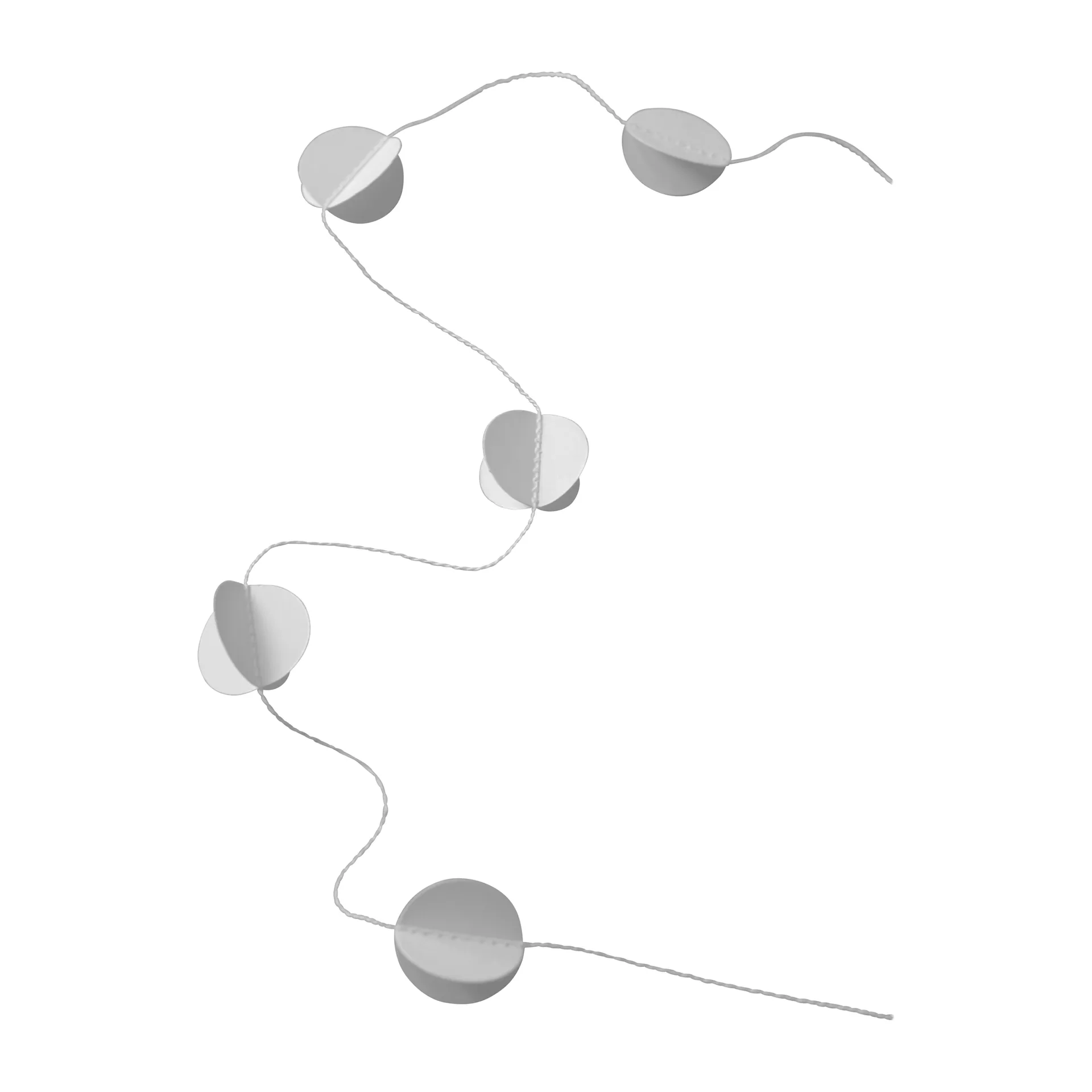 Girlanda Garland okrągła, Biały DBKD