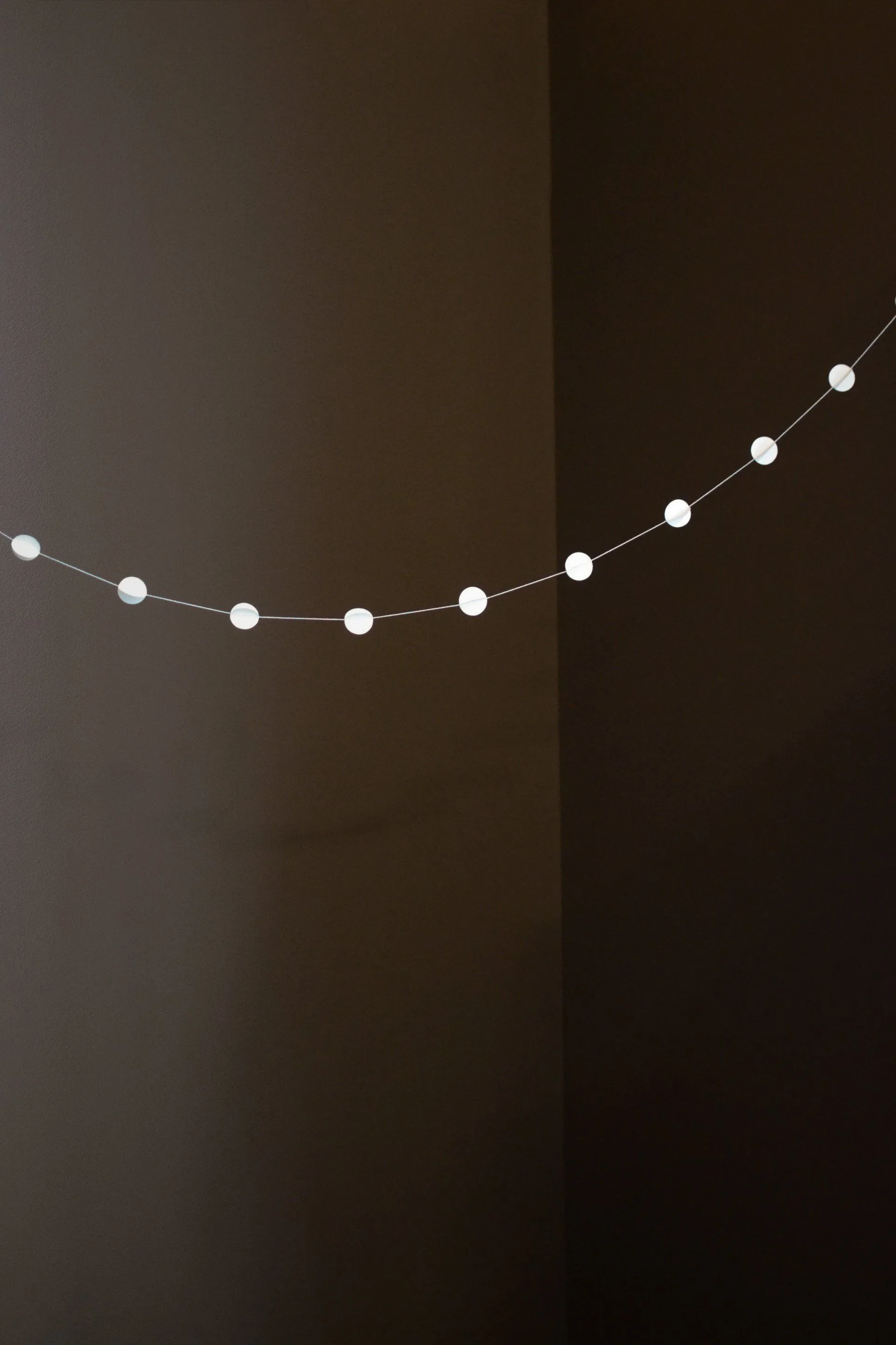 Girlanda Garland okrągła, Biały DBKD