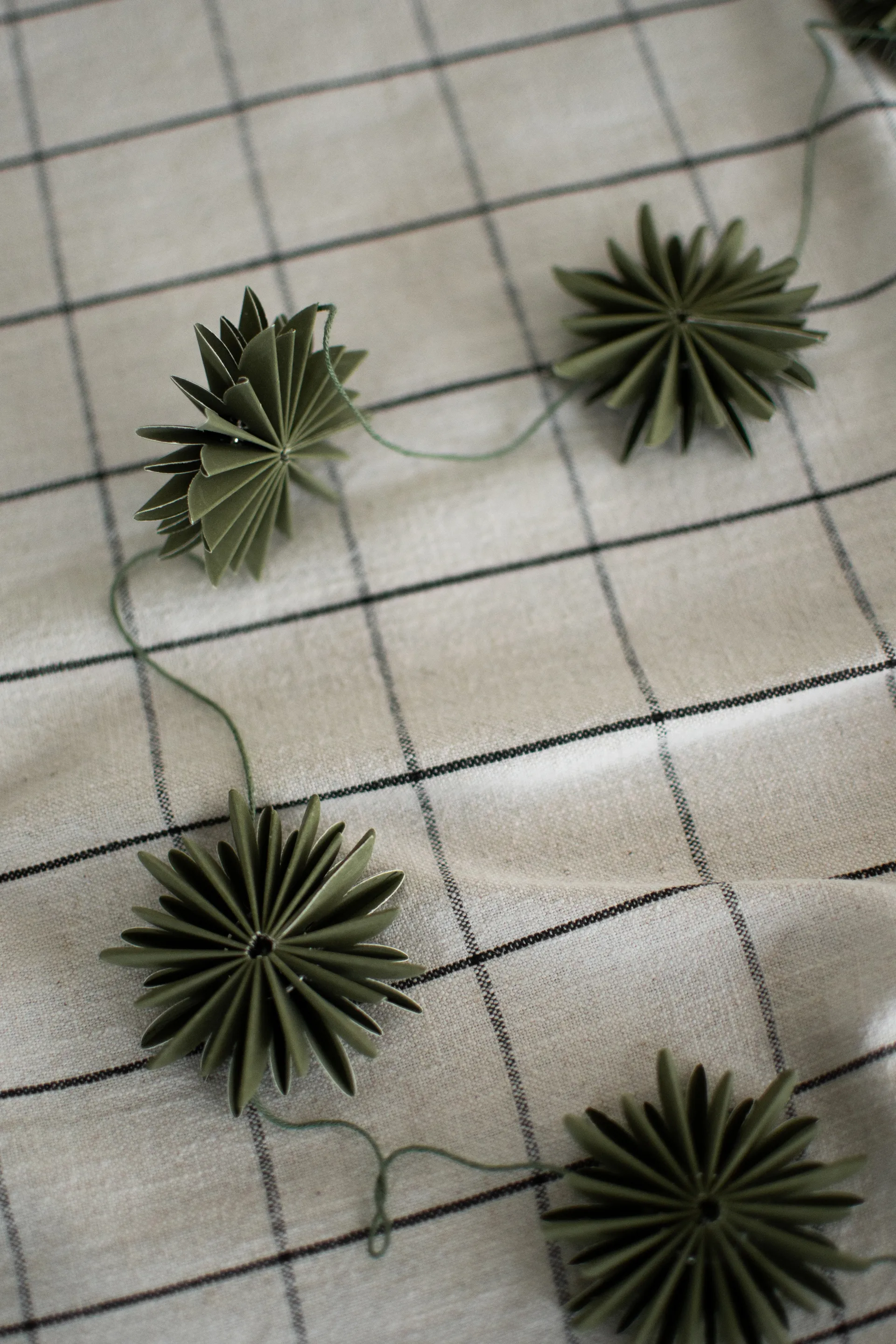 Girlanda Garland, Śnieżynka, Zielony DBKD