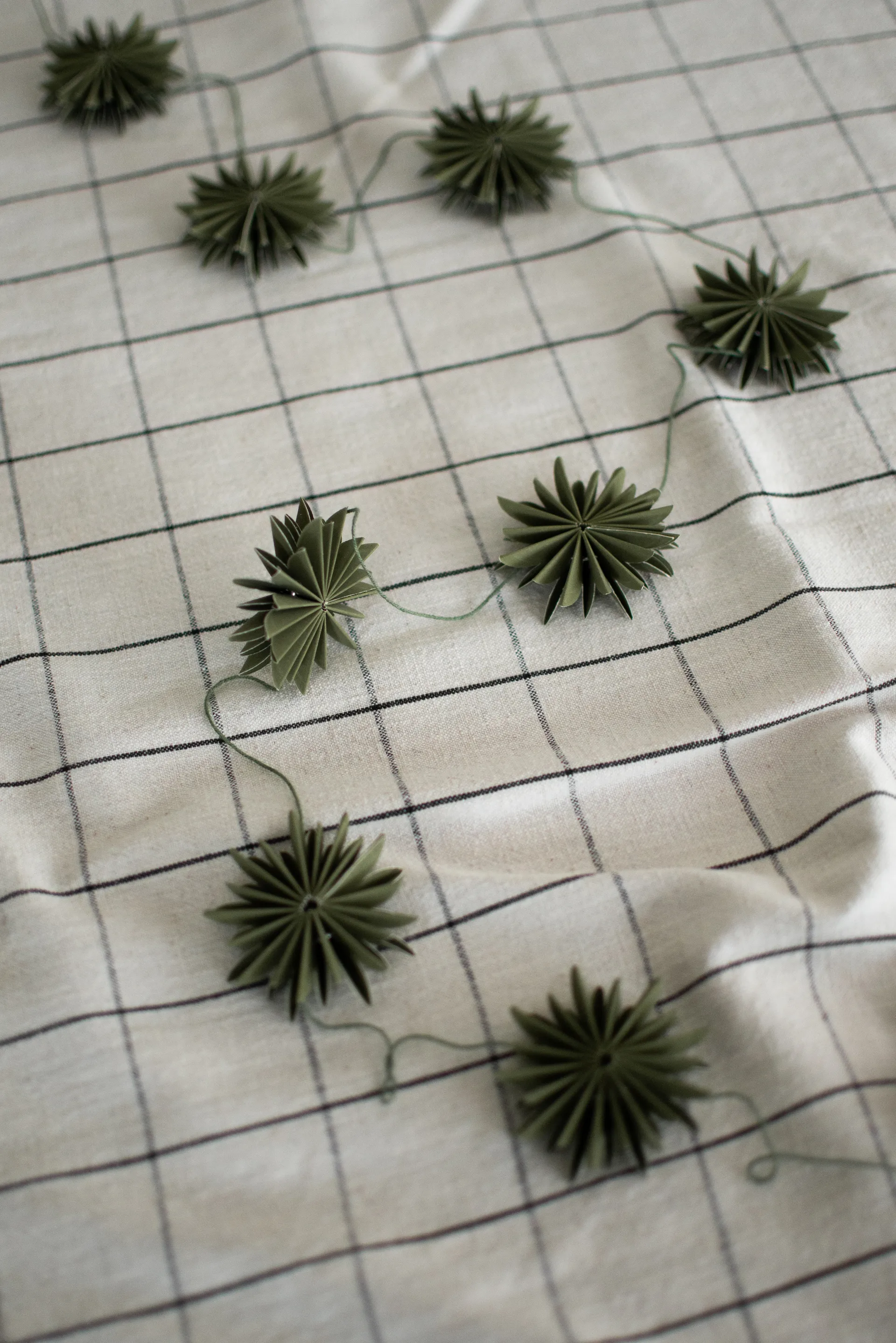 Girlanda Garland, Śnieżynka, Zielony DBKD