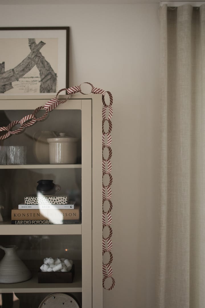Girlanda Garland w paski, Red-white DBKD