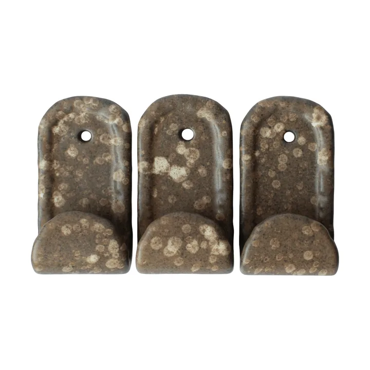 Haczyki Hook 3‑szt. - Brown dot - DBKD