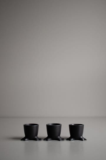 Kieliszek na jajko Walking Egg - Black - DBKD