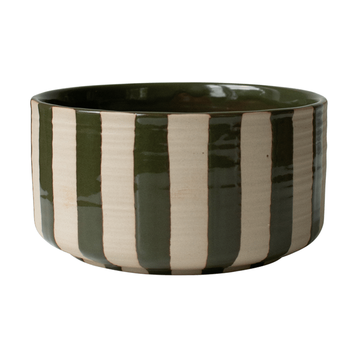 Misa dekoracyjna Line Ø16 cm, Stripe Green DBKD