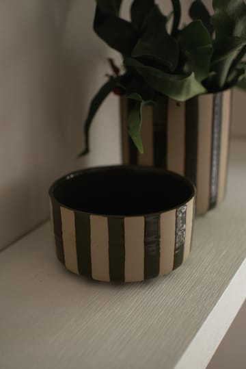 Misa dekoracyjna Line Ø16 cm - Stripe Green - DBKD