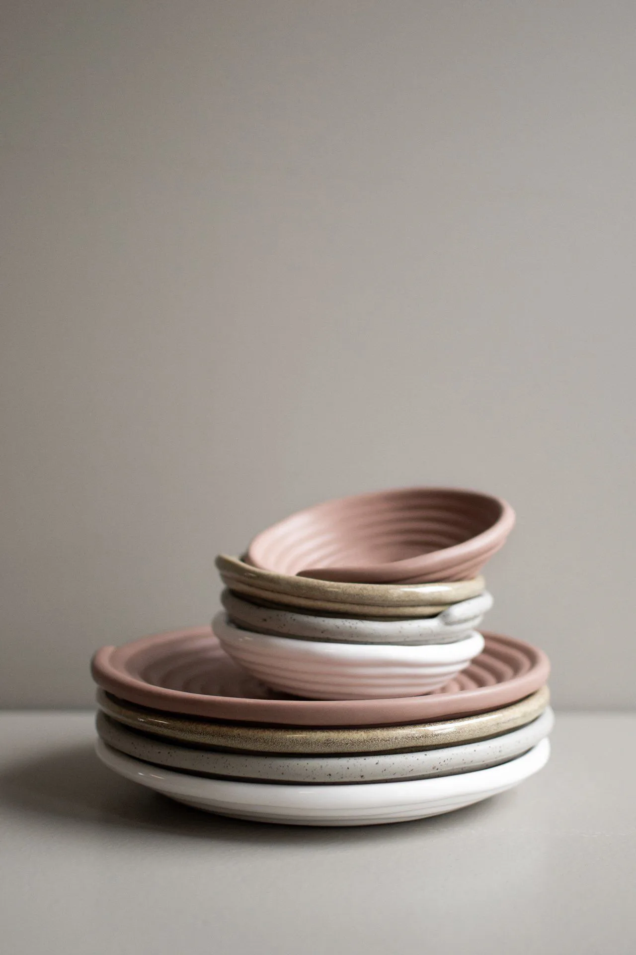 Miska Curl small Ø12 cm, Shiny white DBKD