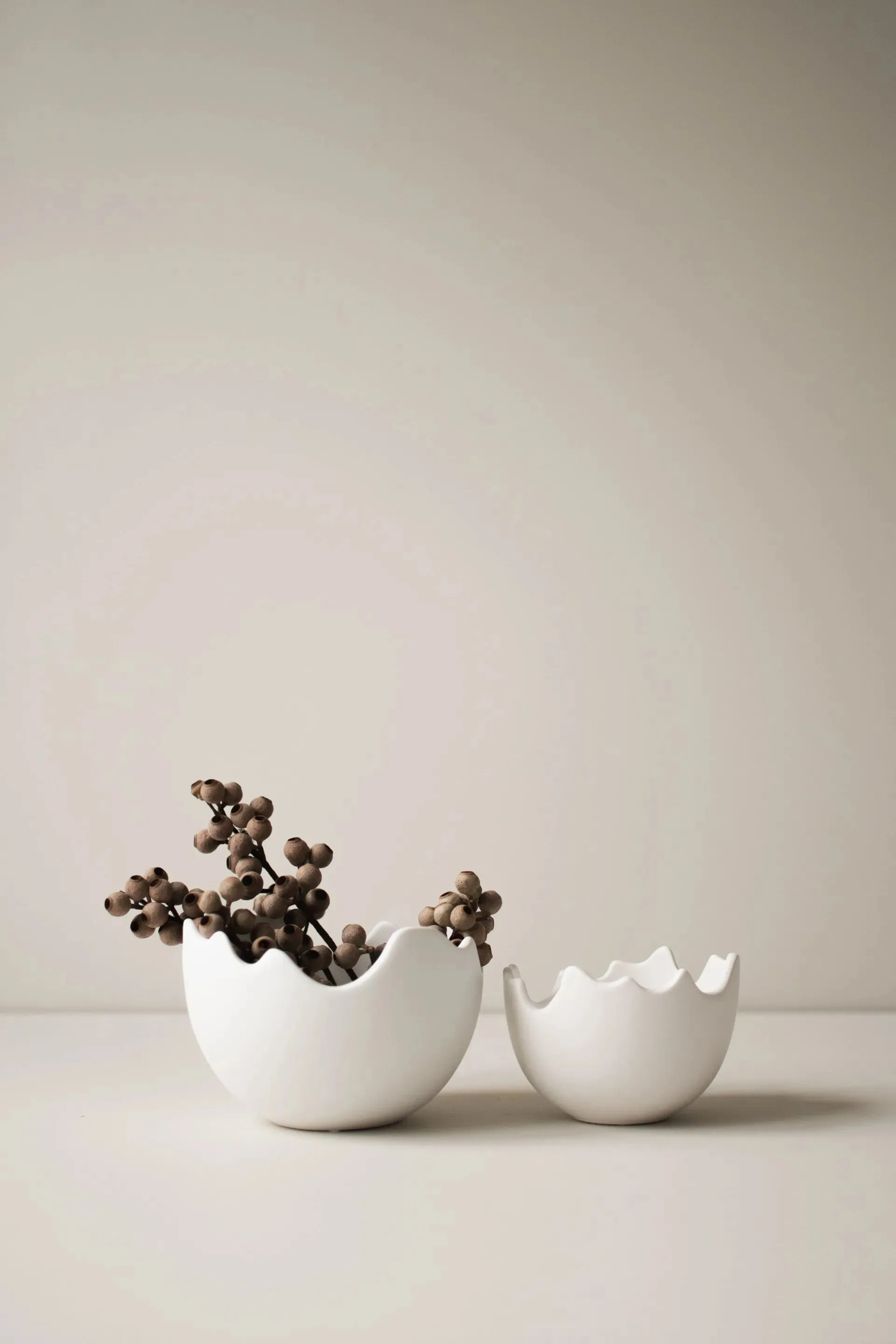 Miska w kształcie skorupki Happy Easter, Small, White DBKD