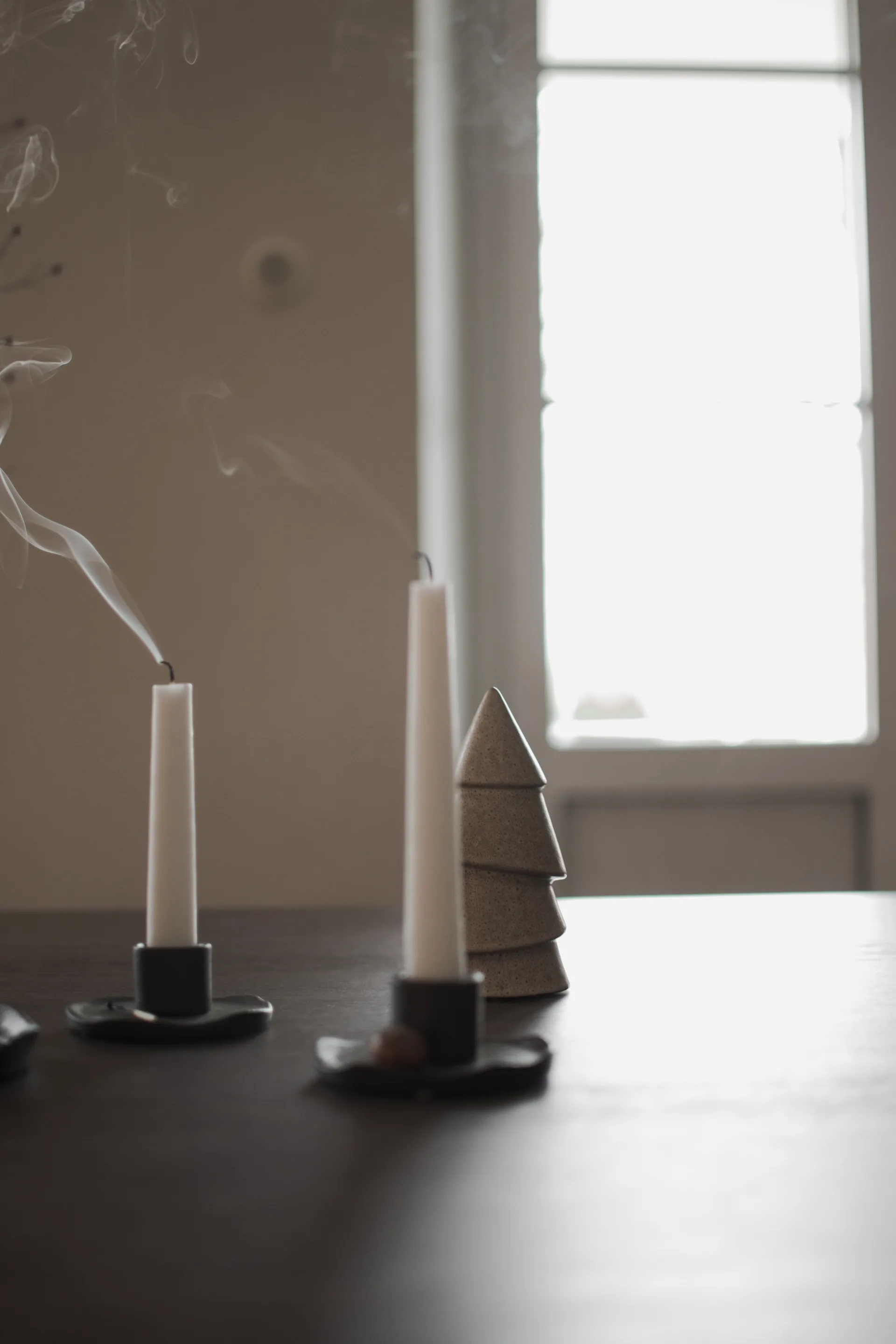 Narrow drzewko świąteczne beige, Large 14 cm DBKD