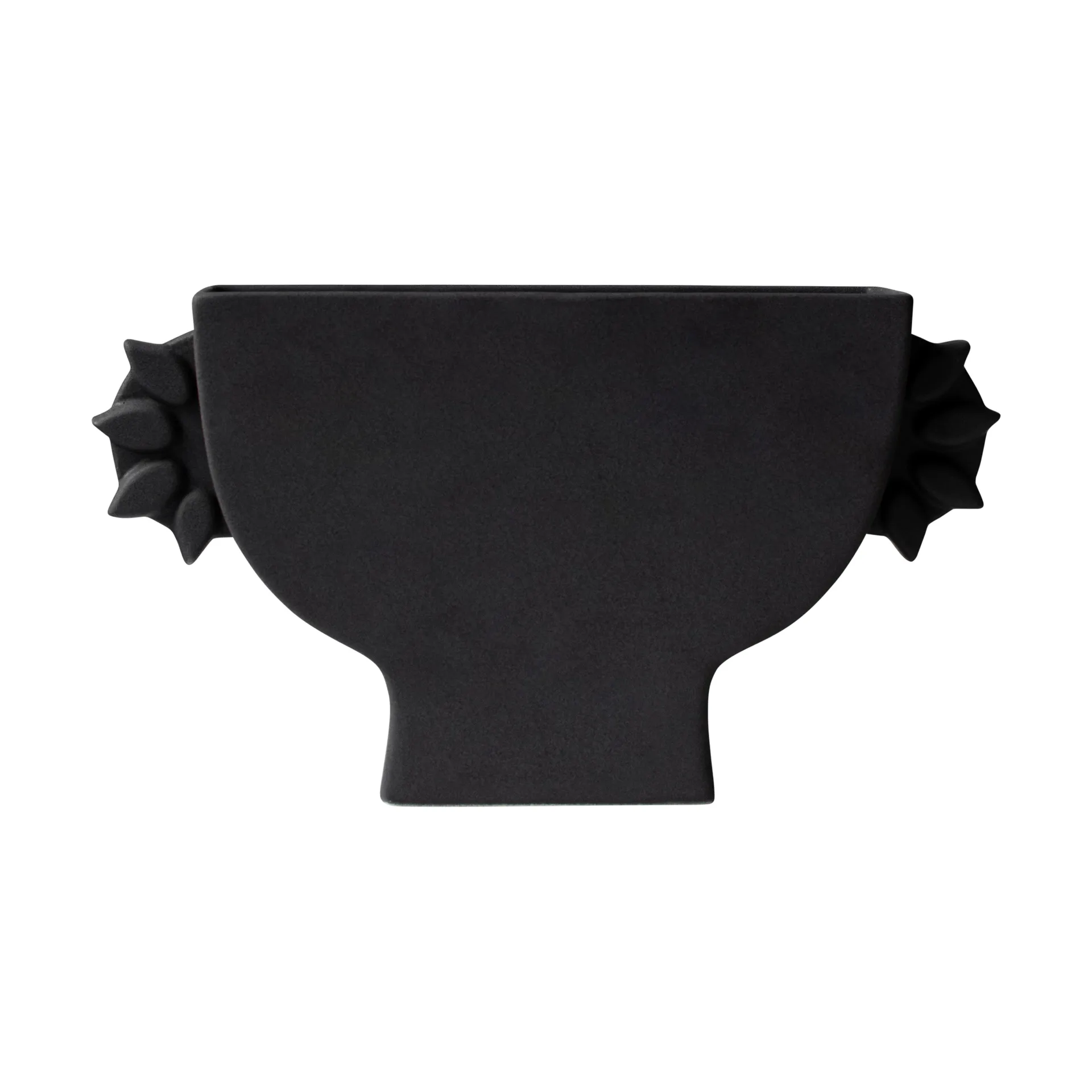 Płaski wazon 16 cm, Czarny DBKD