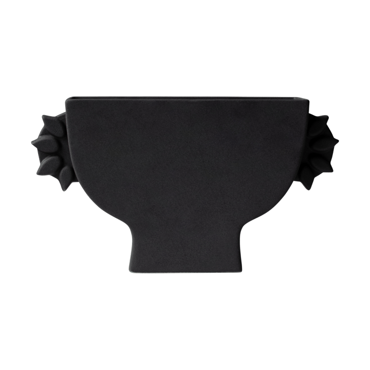 Płaski wazon 16 cm - Czarny - DBKD