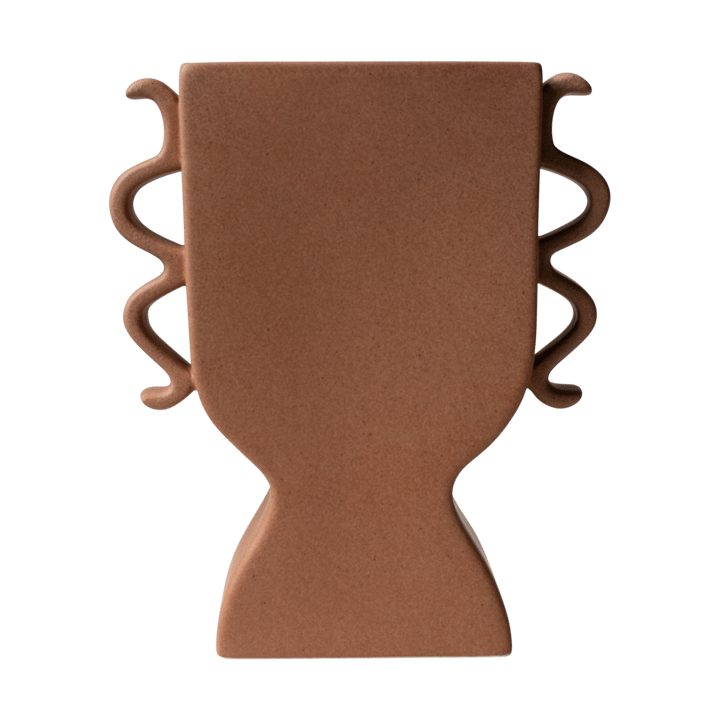 Płaski wazon 25 cm - Terrakota - DBKD